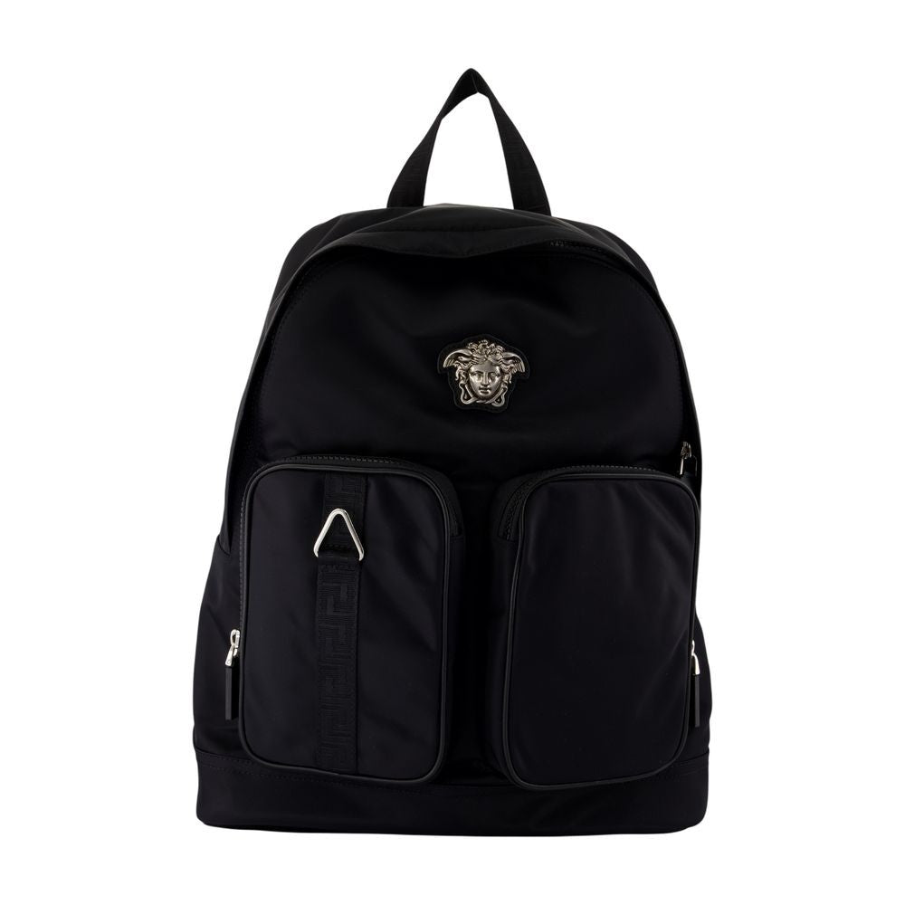 Versace Backpack - Versace - Nylon - Black