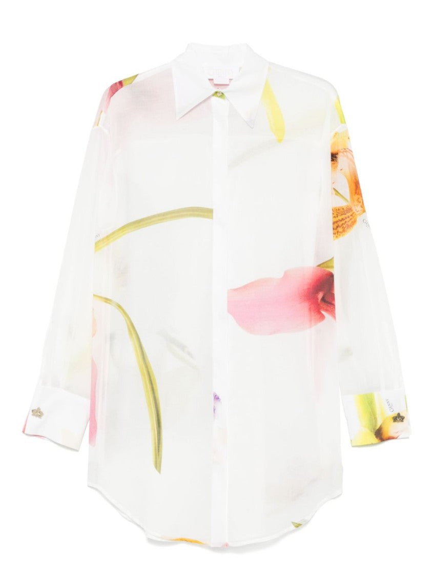 Genny Concealed Button-Front Shirt