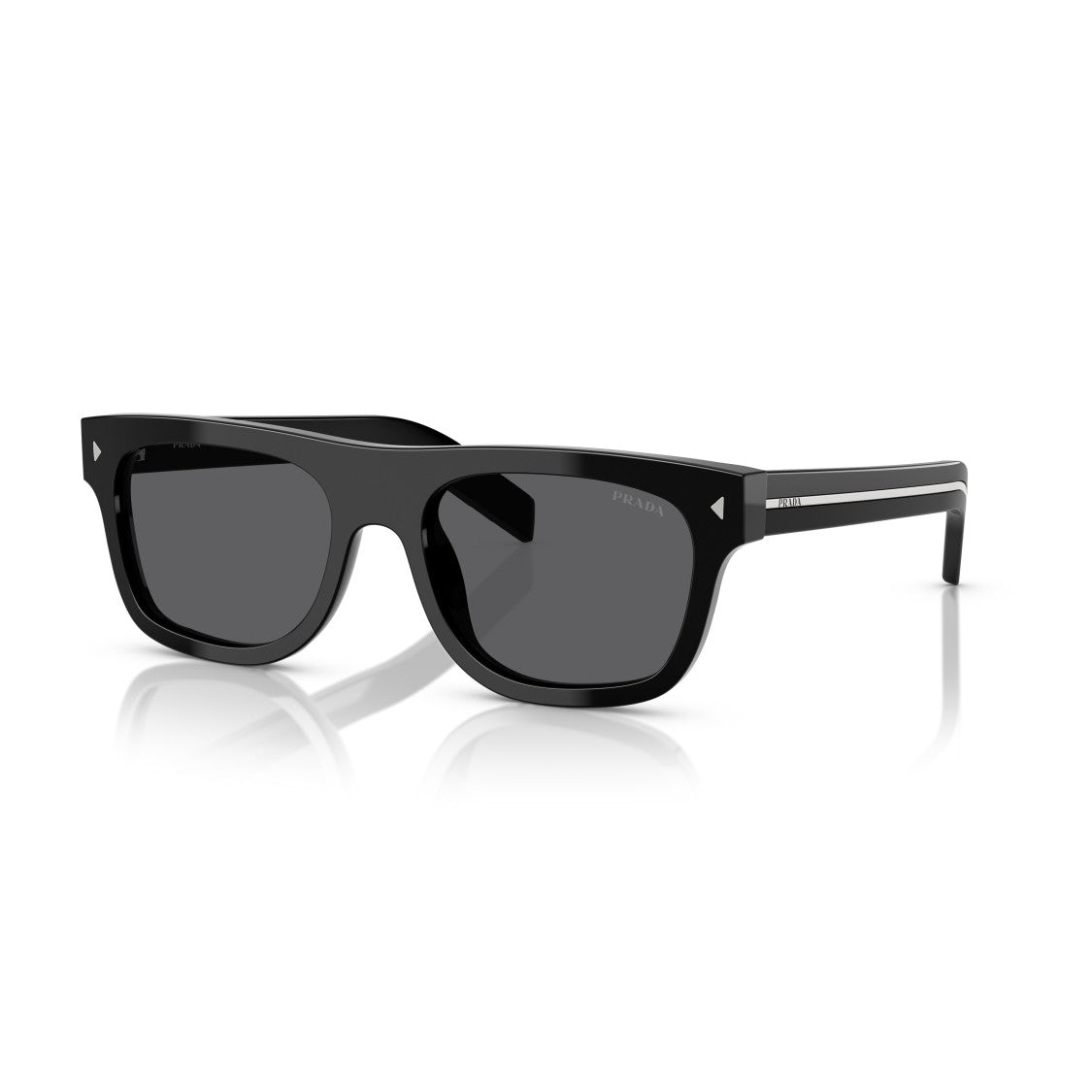 Prada 0Pr B12s Bold Rectangular Prada Sunglasses