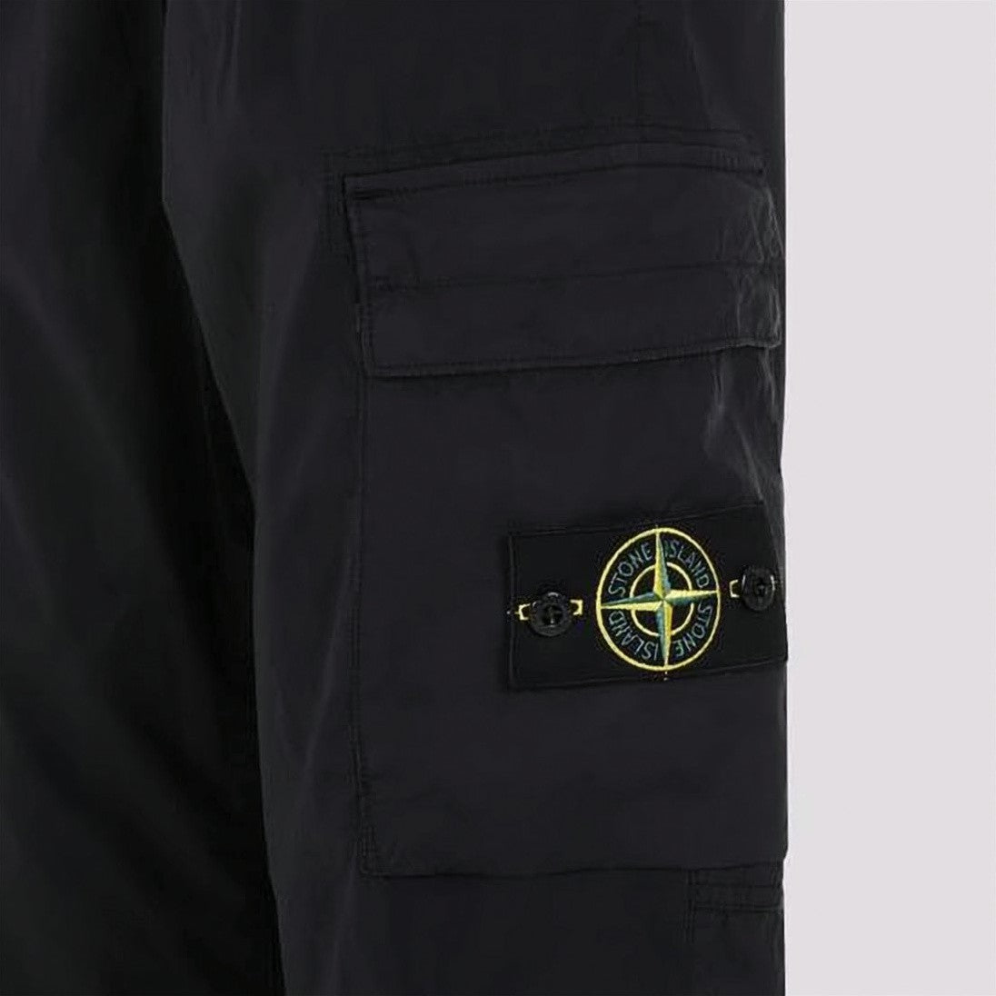 Stone Island Tapered Cargo Pants With Elastic Waistband