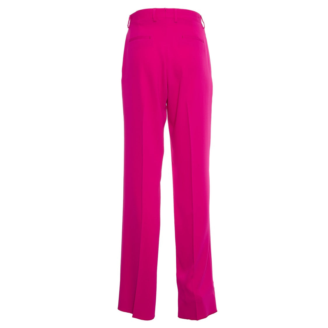 Saulina Milano Fuchsia Tailored Pants With Straight Leg Design