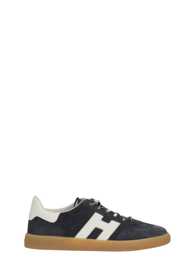 Hogan Blue Cool Suede Leather Sneakers