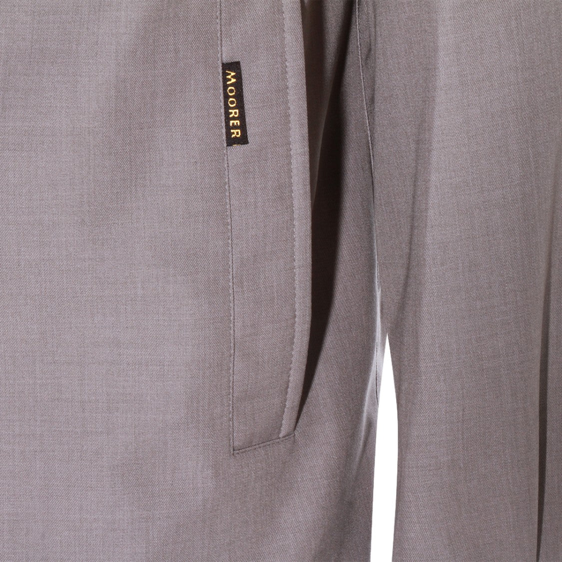 Moorer Classic Button-Up Casual Jacket In Muted Sand Tone