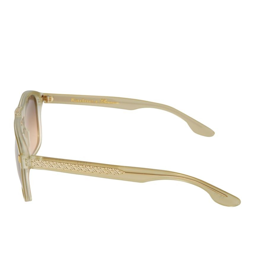Kador Translucent Beige Gipsy Flag Glamour Sunglasses