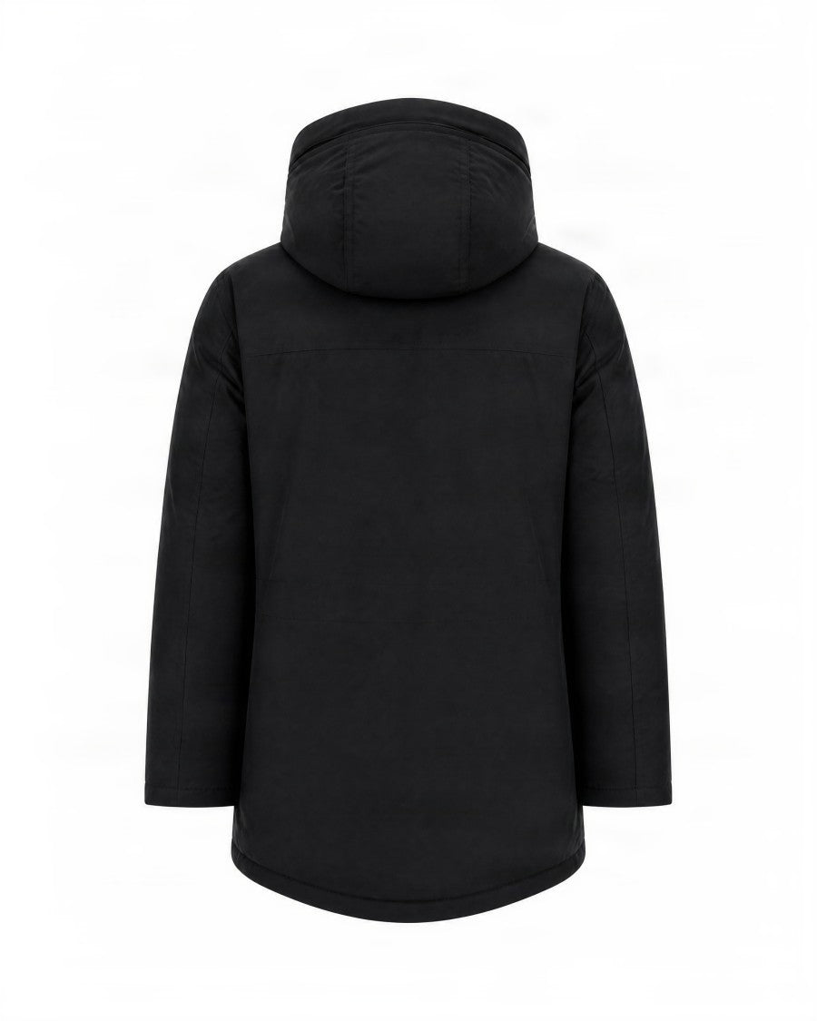Woolrich Water-Repellent Windproof Parka With Logo Patch