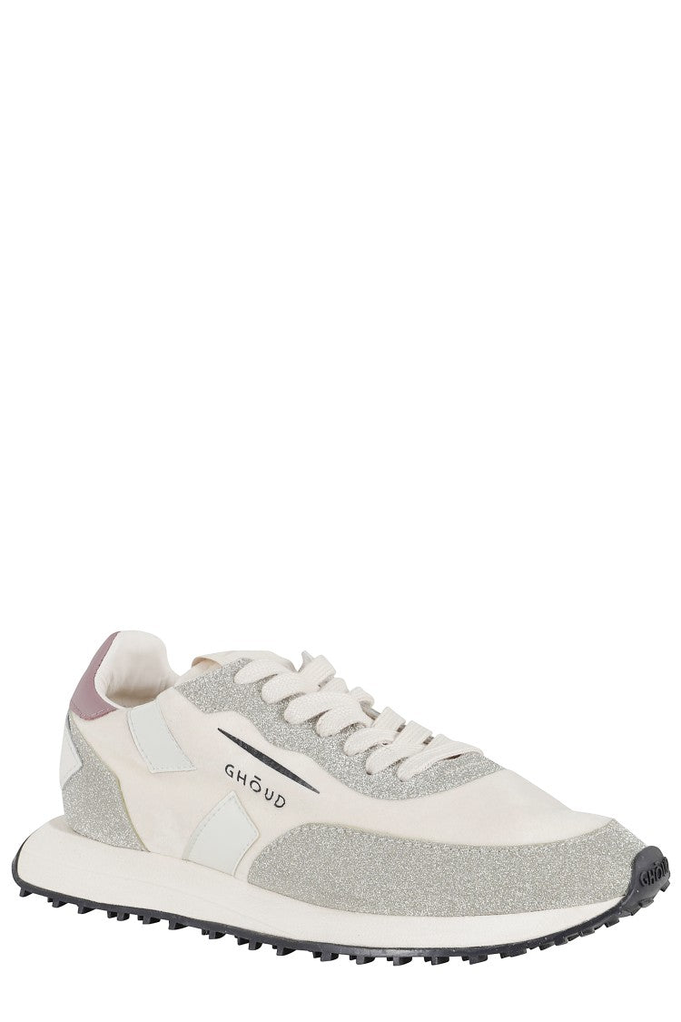 Ghoud Low-Top Sneakers With Velvet Glitter Accents