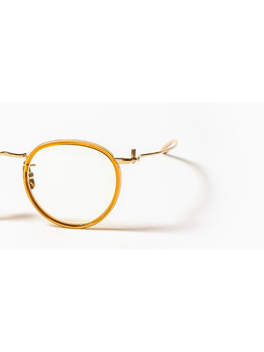 Pine Vibrant Round Optical Frames With High-Quality Metal And Cello-Metallo Composition