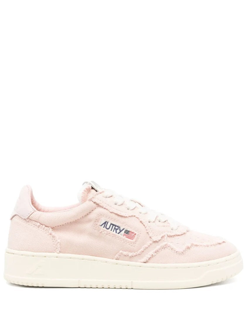 Autry Peach Pink Medalist Sneakers