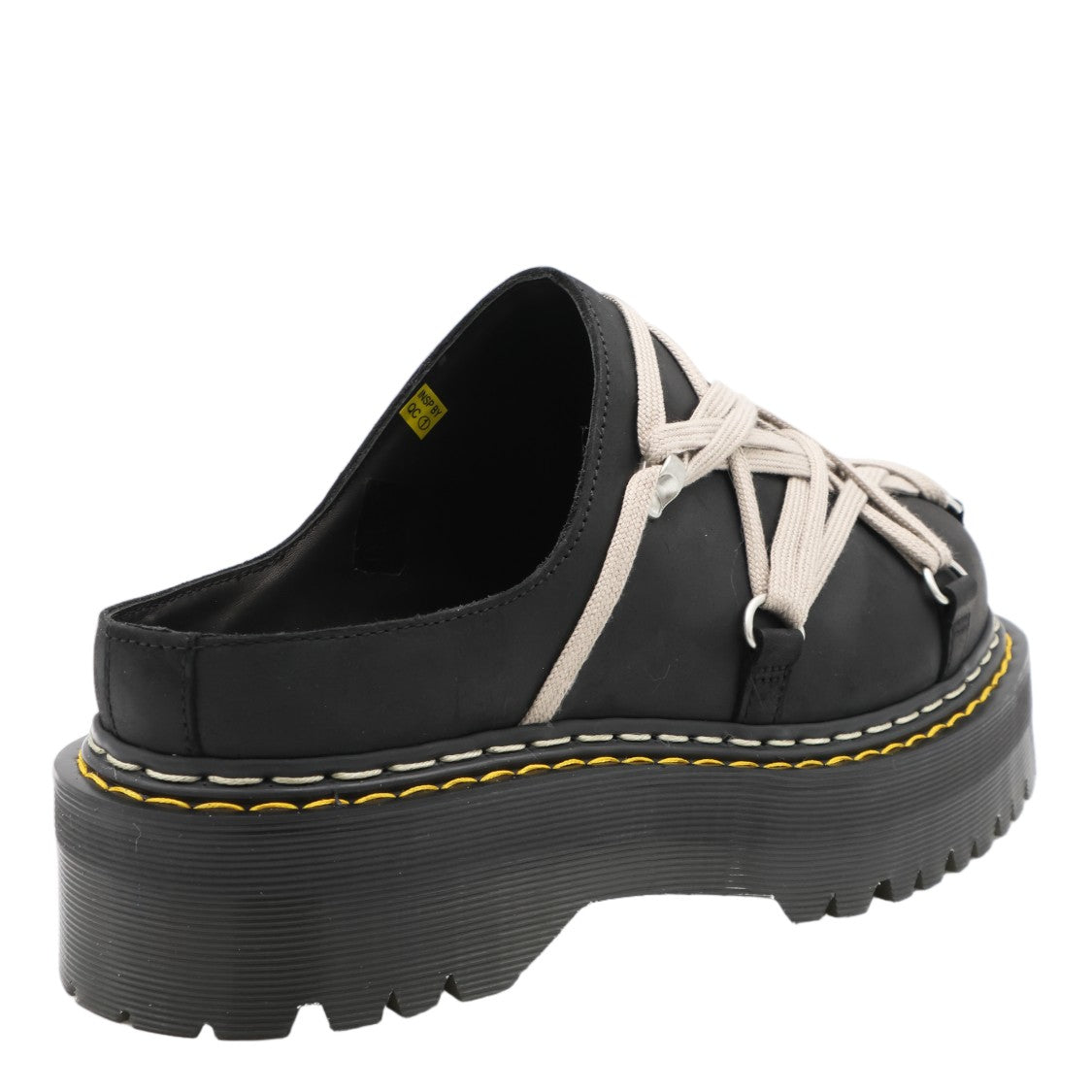 Dr. Martens X Rick Owens Edgy Crisscross Strap Platform Sandals