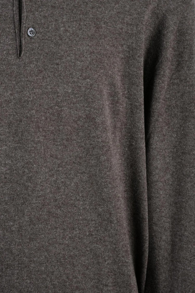 Hawico Cashmere Knit Polo - Brown