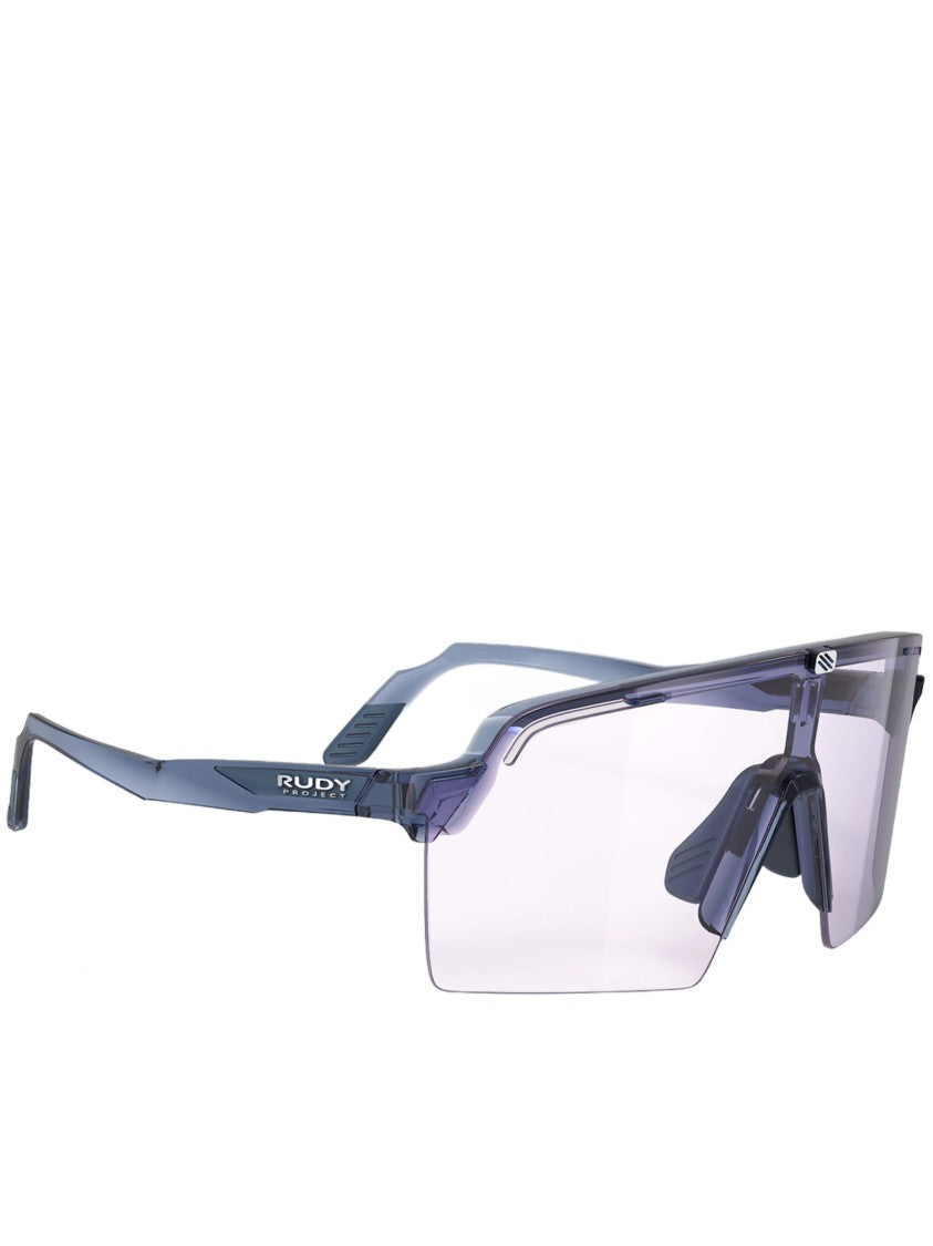 Rudy Project Wraparound Sunglasses With Translucent Smoky Lens