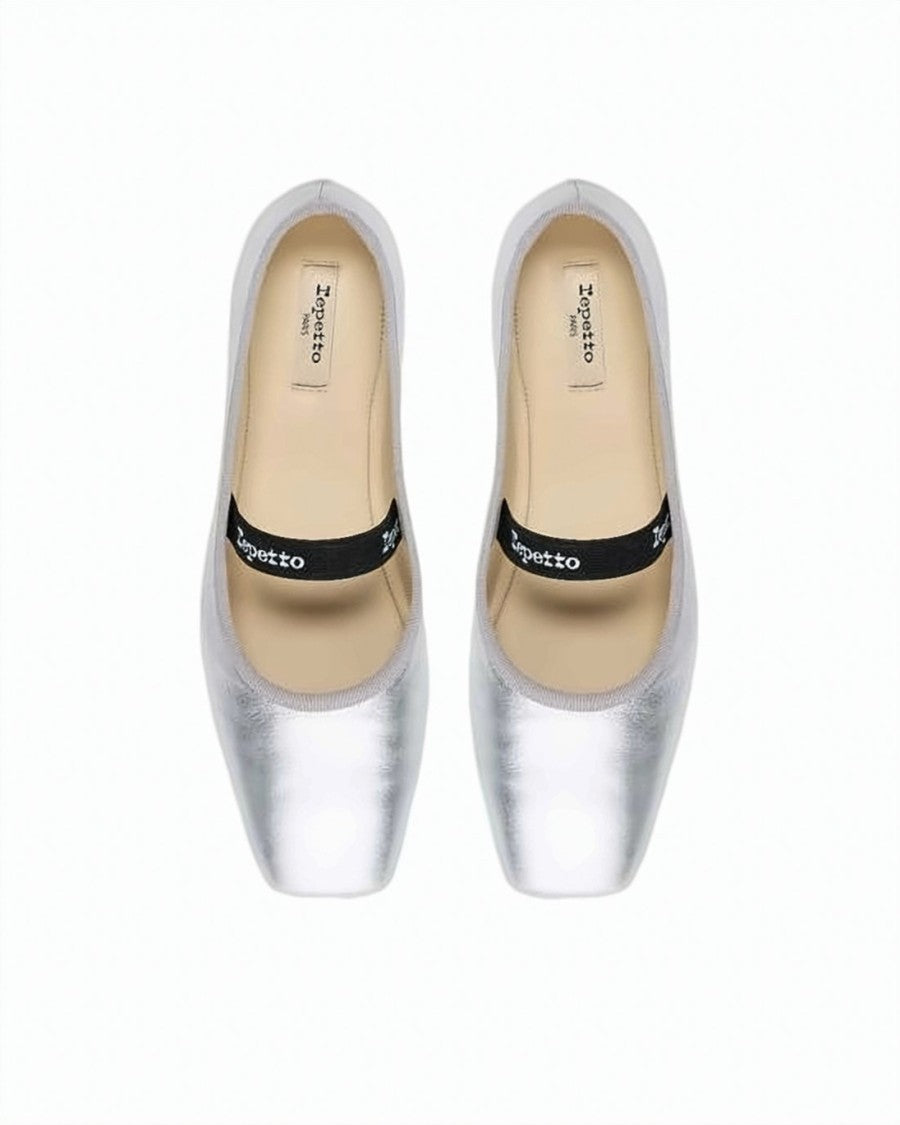 Repetto Pink Calfskin Leather Ballet Flats