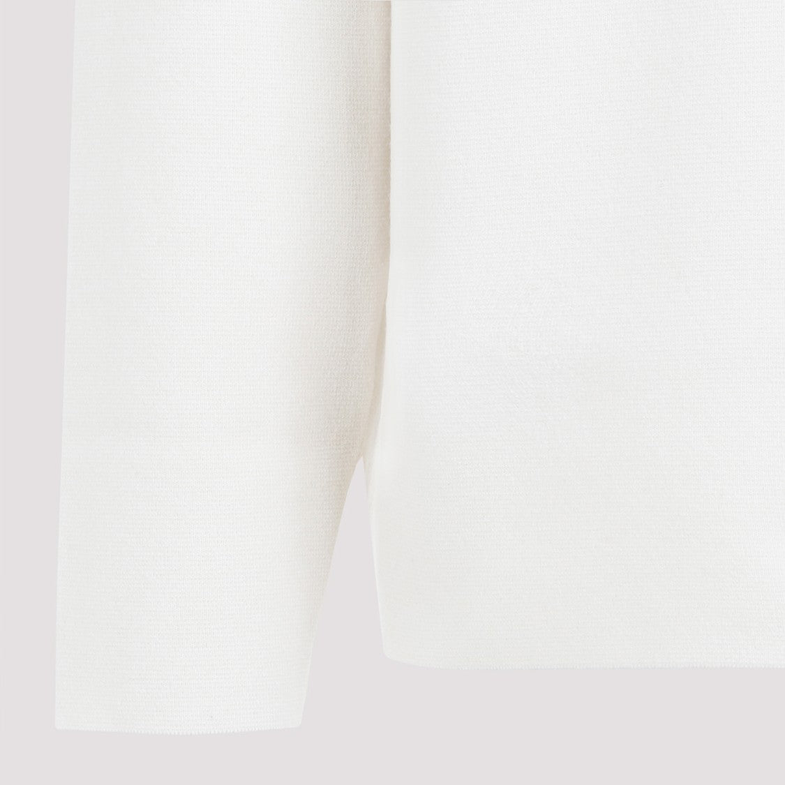 Auralee Heavy Milano Ivory White Wool Pullover