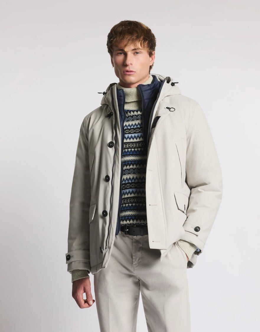 Fay Winter Cape With Removable Hood