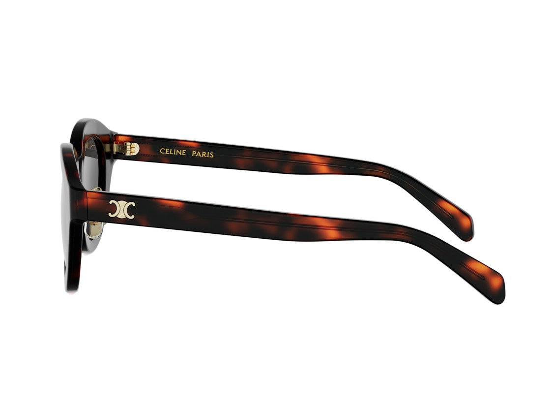 Celine Cl40338f Tortoiseshell Oversized Round Sunglasses