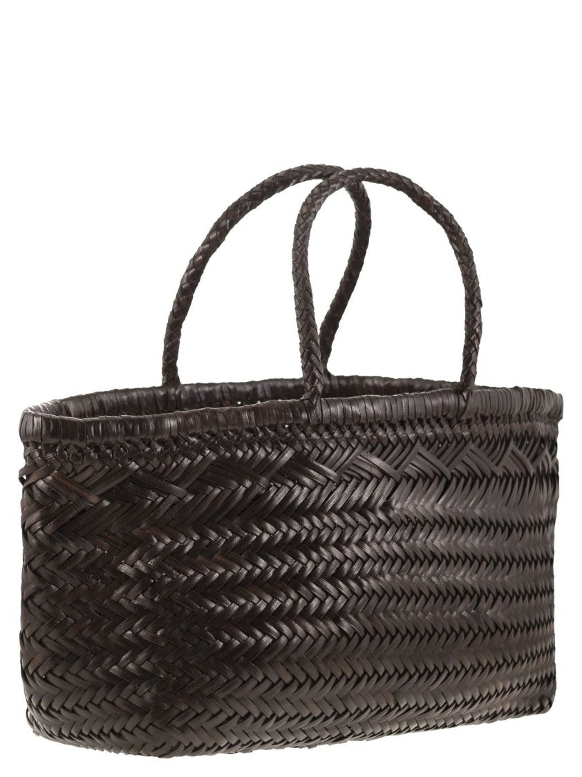 Dragon Triple Jump Big - Woven Leather Bag