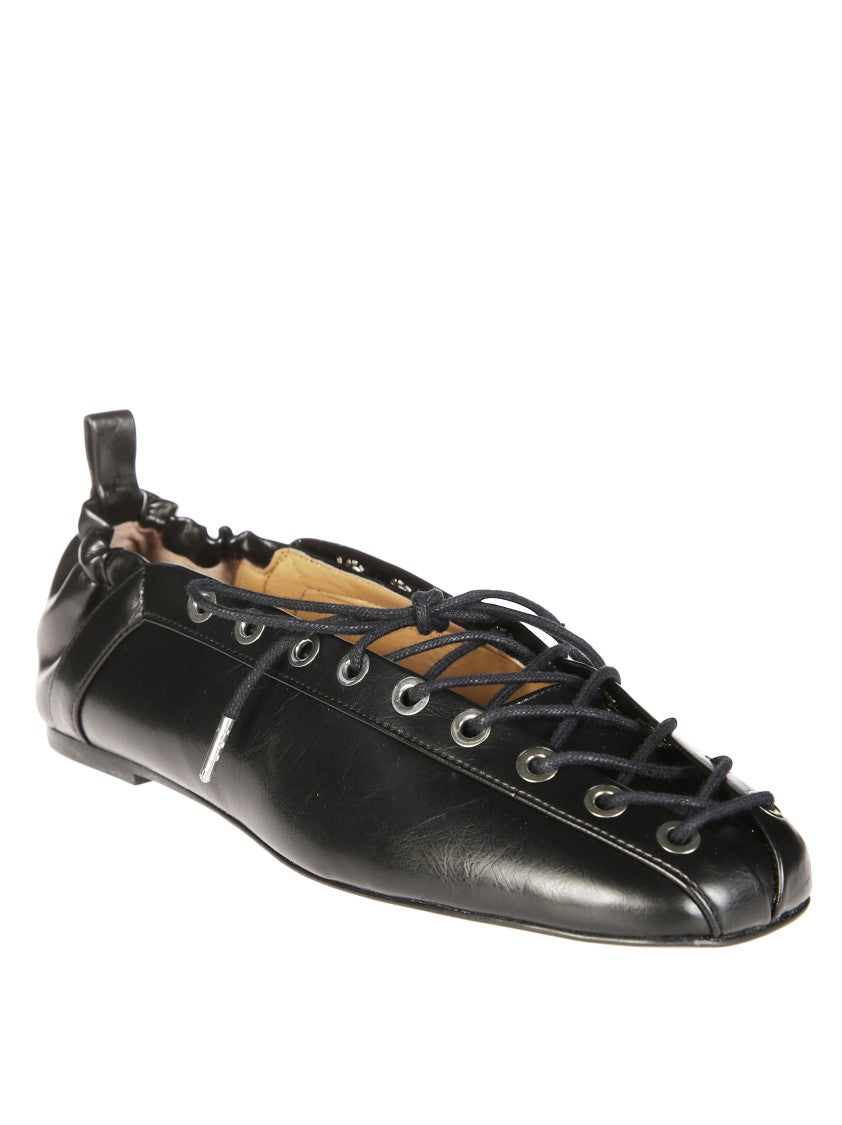 Ganni Ballet Flats With Pointed Toe