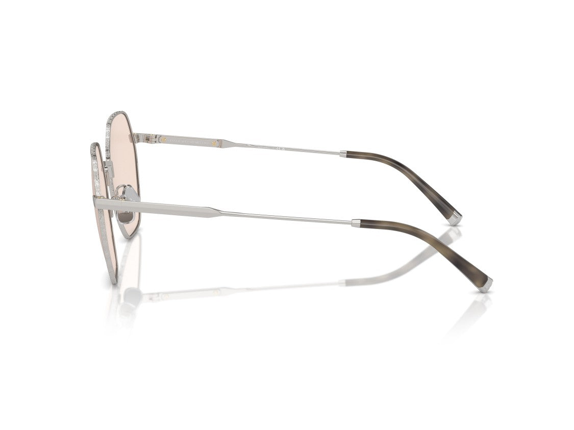 Brunello Cucinelli Pink 0Bc1001t Titanium Oversized Geometric Sunglasses