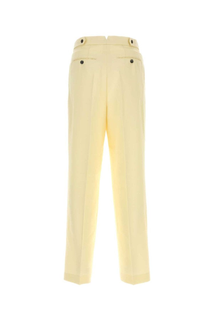Ami Pastel Yellow Wool Pant