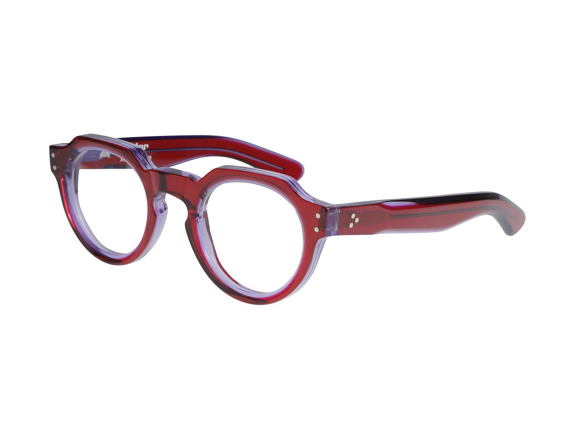Kador Gold Spike Gradient Round Sunglasses