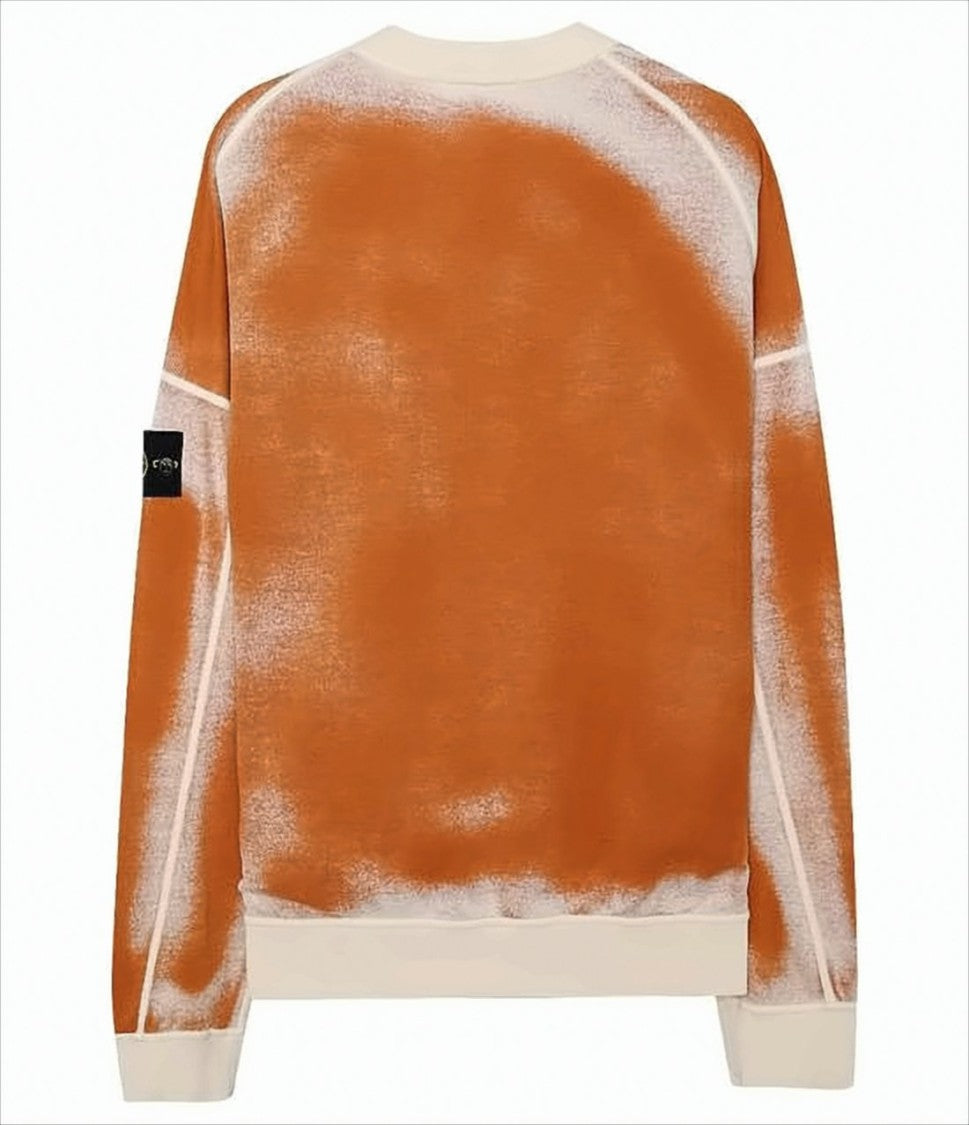 Stone Island Abstract Pattern Long-Sleeve Tee