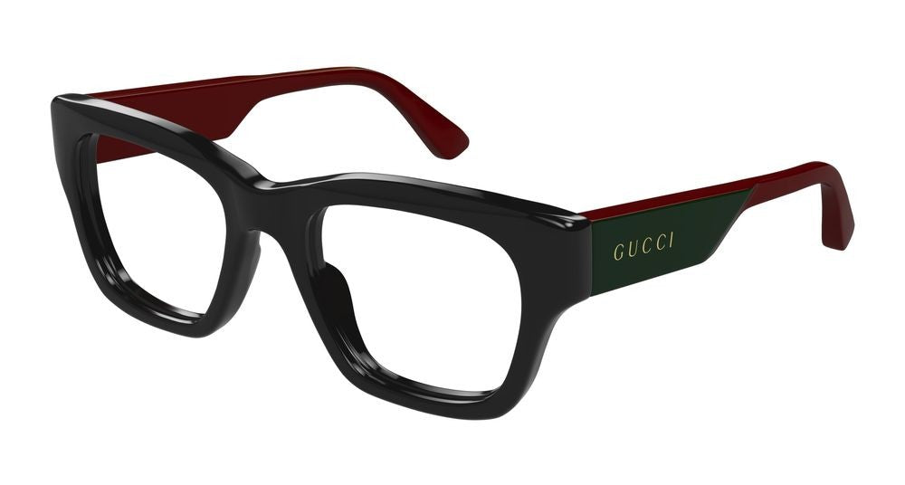 Gucci Black Gg1669o Acetate Oversized Square Frame Eyeglasses