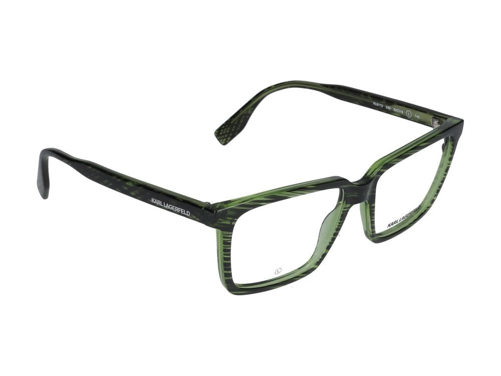 Karl Lagerfeld Eyeglasses Kl6113 330 Striped Green 55/16/145