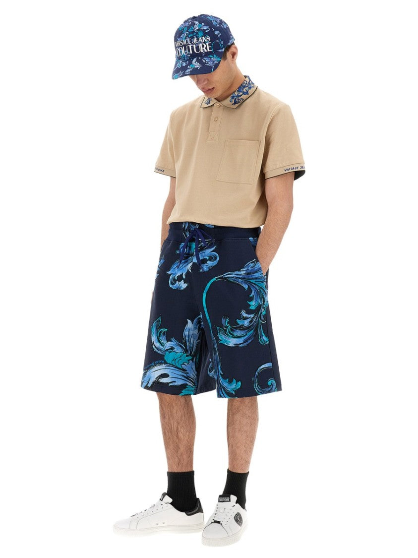 Versace Jeans Couture Sports Shorts Outline Baroque