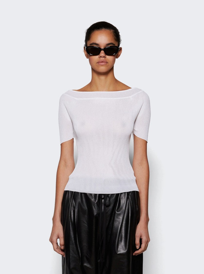 Khaite Nadine Top Optic White