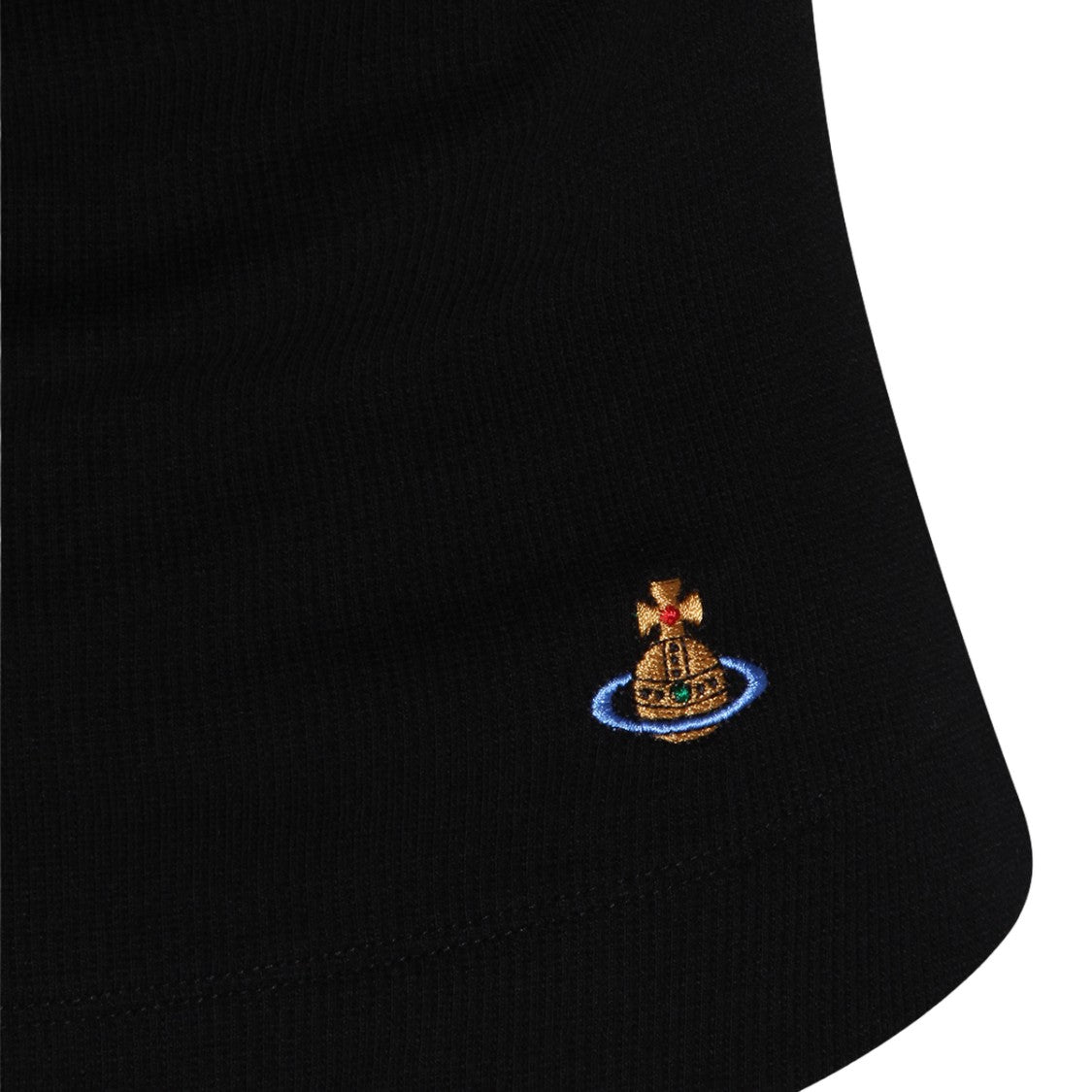 Vivienne Westwood Fitted Sleeveless Black Top