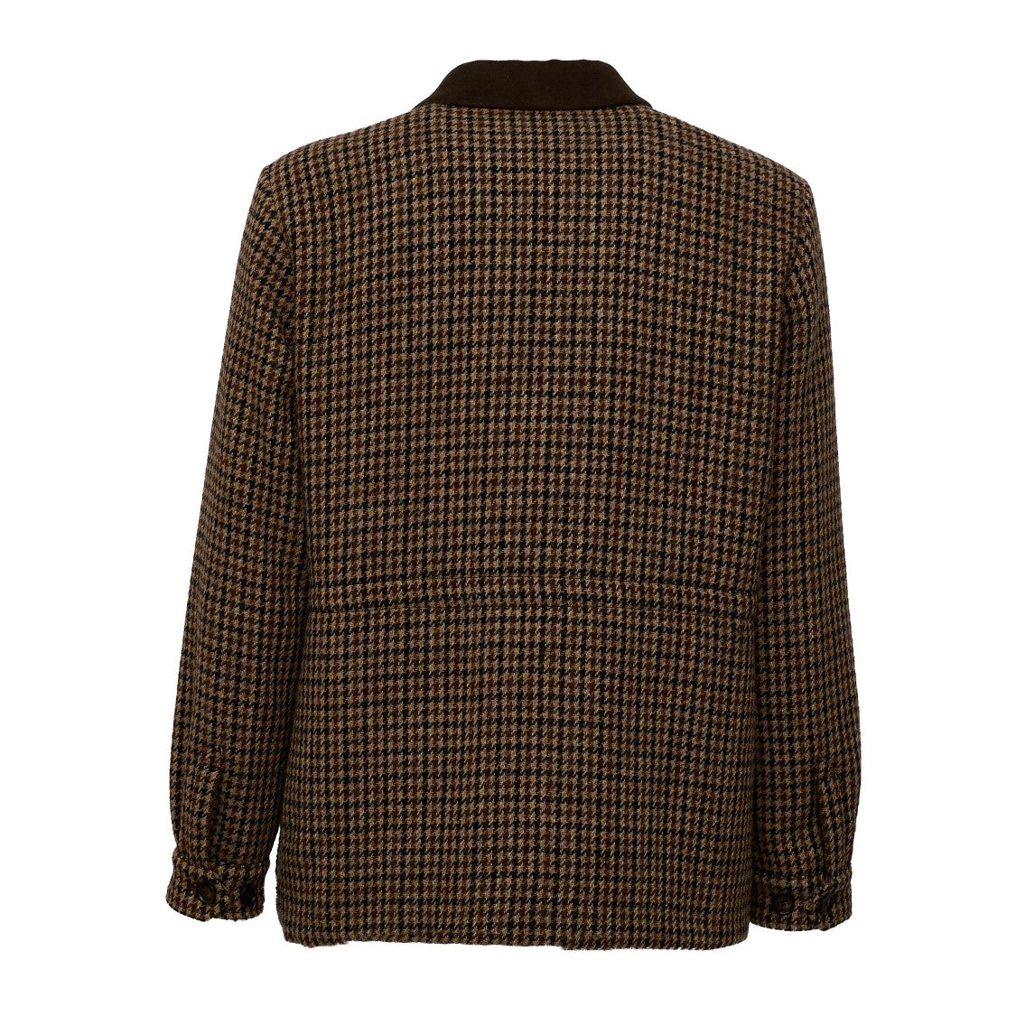 Caruso Dalila Houndstooth Patterned Padded Jacket