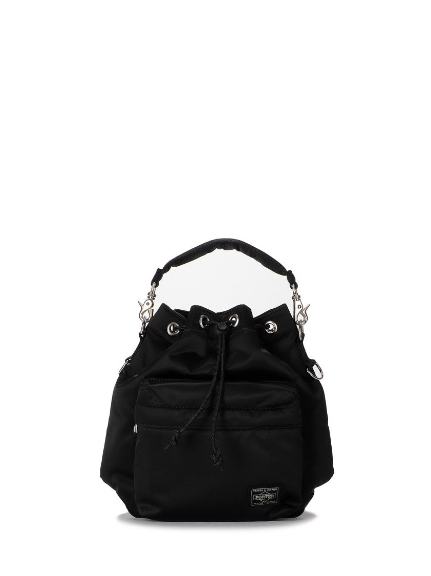 Porter Yoshida & Co Drawstring Black Nylon Bag