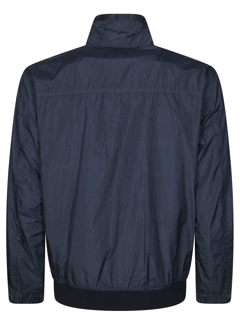 Stone Island Dark Navy Lightweight Crinkled Jacket