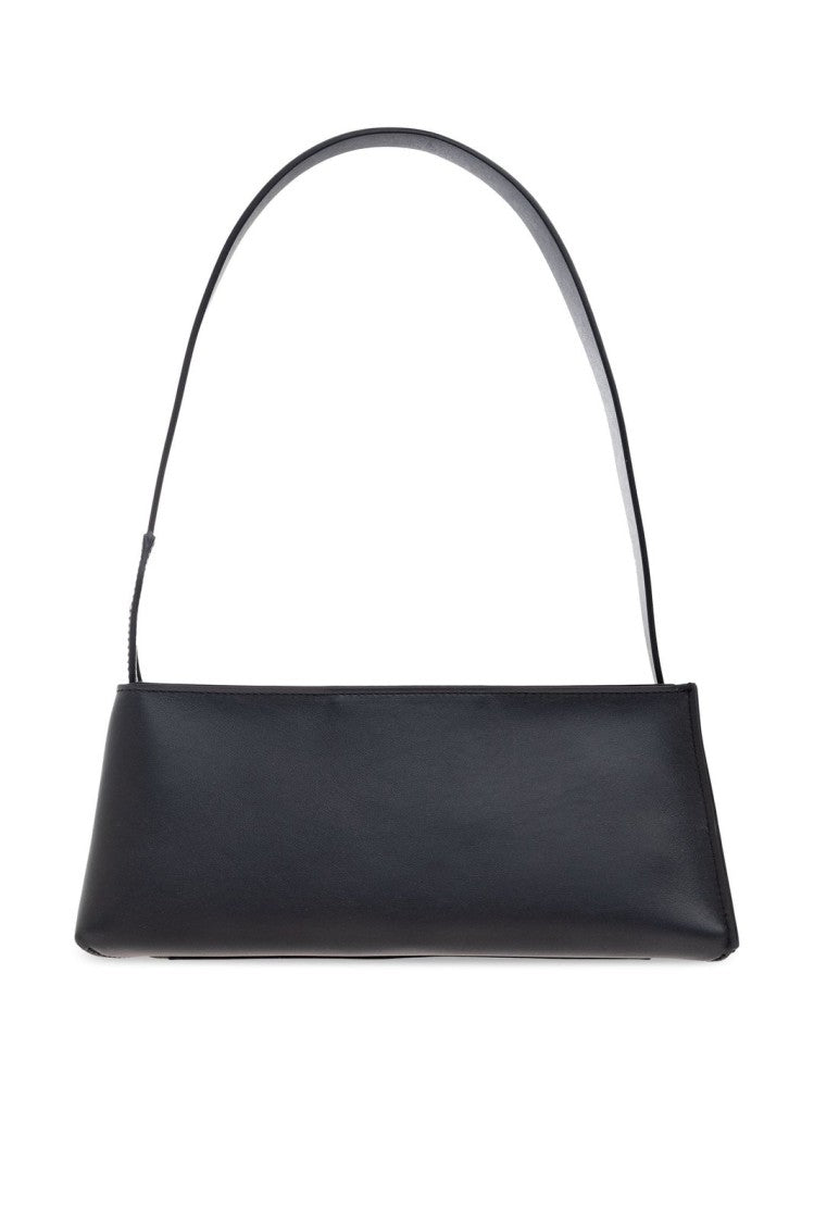 Marni Structured Black Calf Leather Shoulder Bag