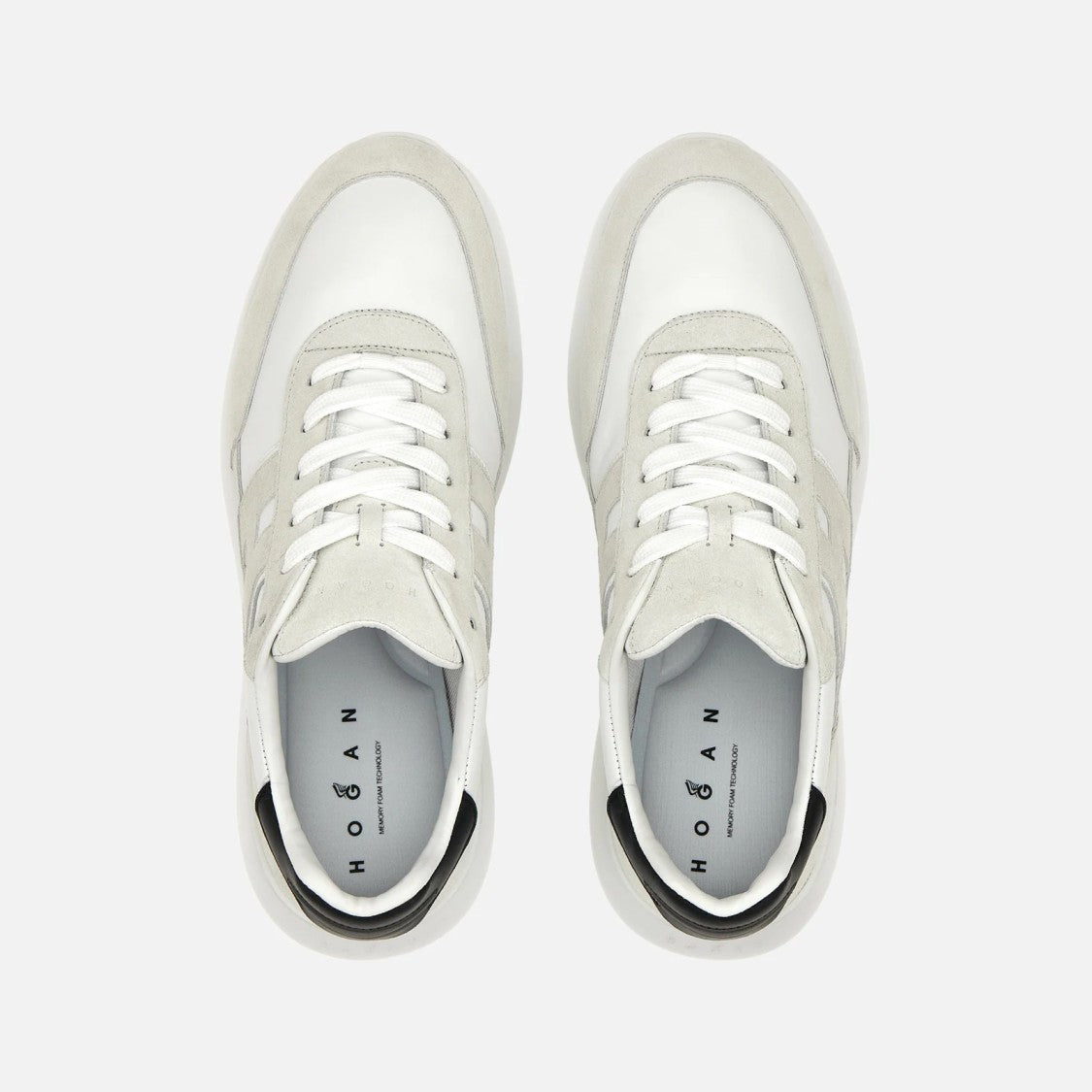 Hogan H709 Allacciato H Banda Sneakers In White