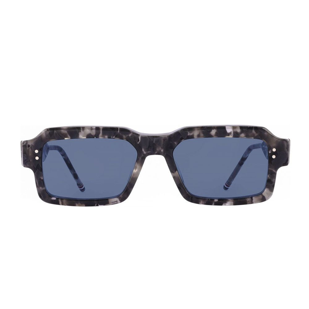 Thom Browne Ues924a - G0002 Rectangular Gray Havana Acetate Sunglasses