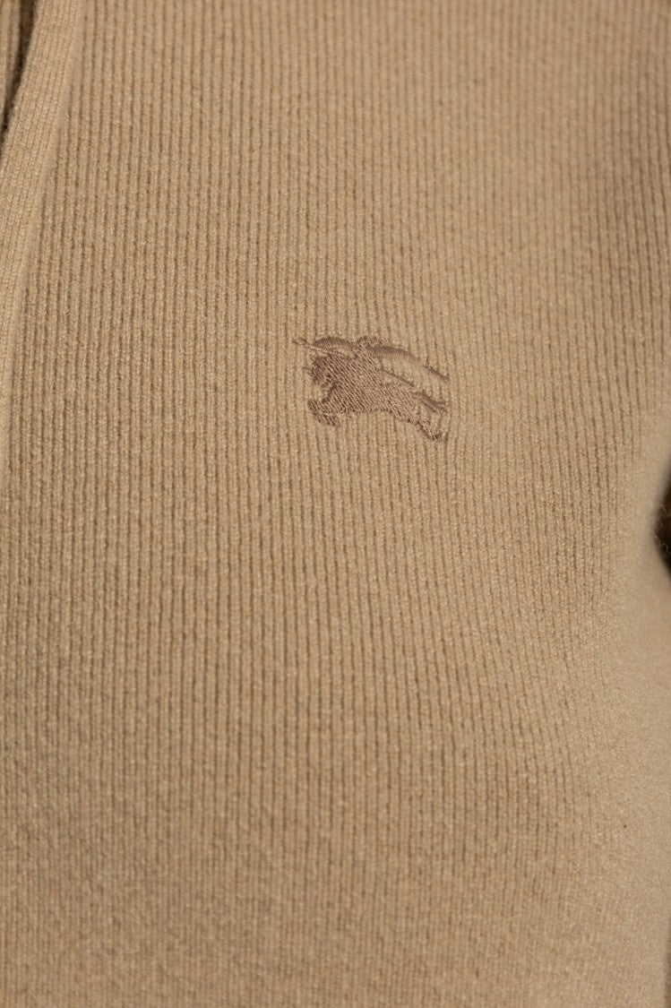 Burberry Cashmere Sweatshirt With Classic Zip-Up Design