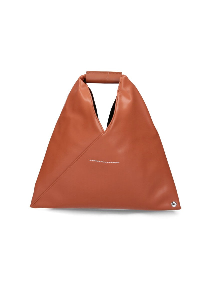 Mm6 By Maison Margiela "Japanese" Mini Tote Bag Brown