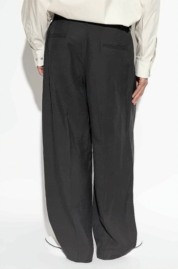 Lemaire Wide-Leg Suit Pants With Subtle Pleats