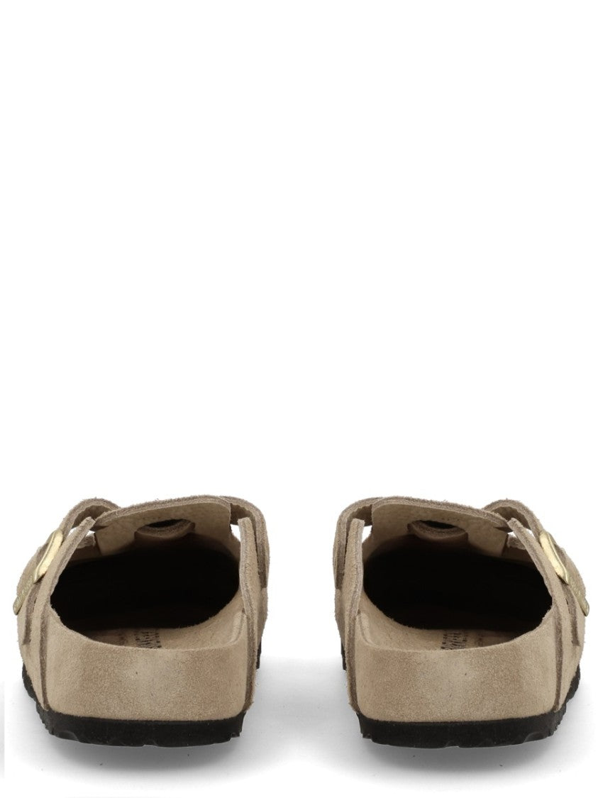Birkenstock Boston Suede Closed Toe Sandals
