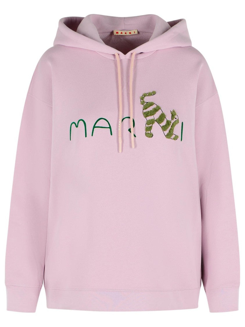 Marni Pink Cotton Sweatshirt