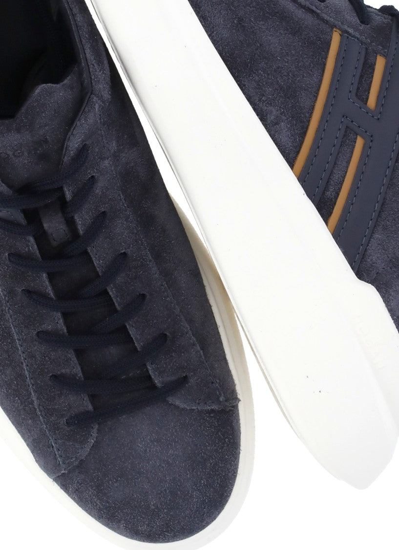 Hogan Blue H580 Suede Sneakers