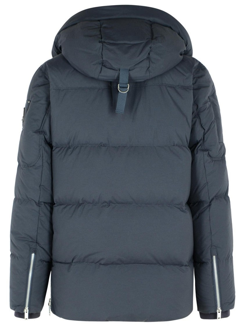 Moose Knuckles Everest 3Q' Grey Nylon And Cotton Down Jacket