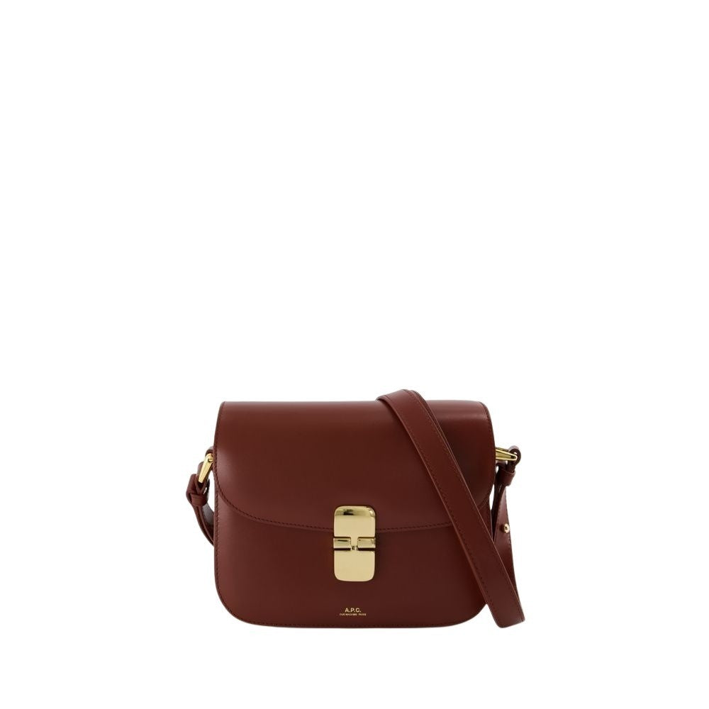 A.P.C. Grace Small Hobo Bag - Hazelnut - Leather