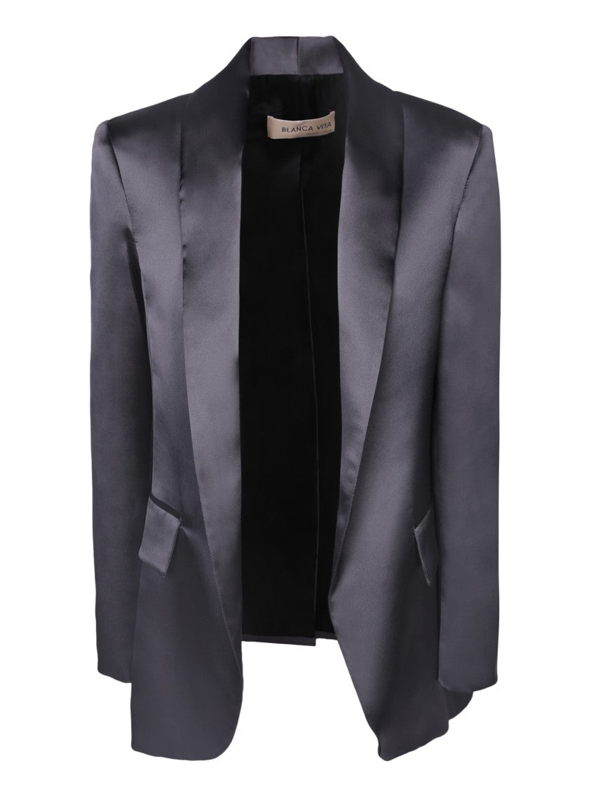 Blanca Vita Anthracite Grey Single-Breasted Balzer