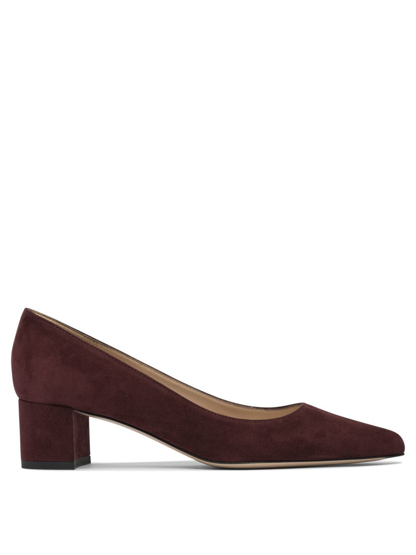 Gianvito Rossi Brown Suede Heeled Pumps