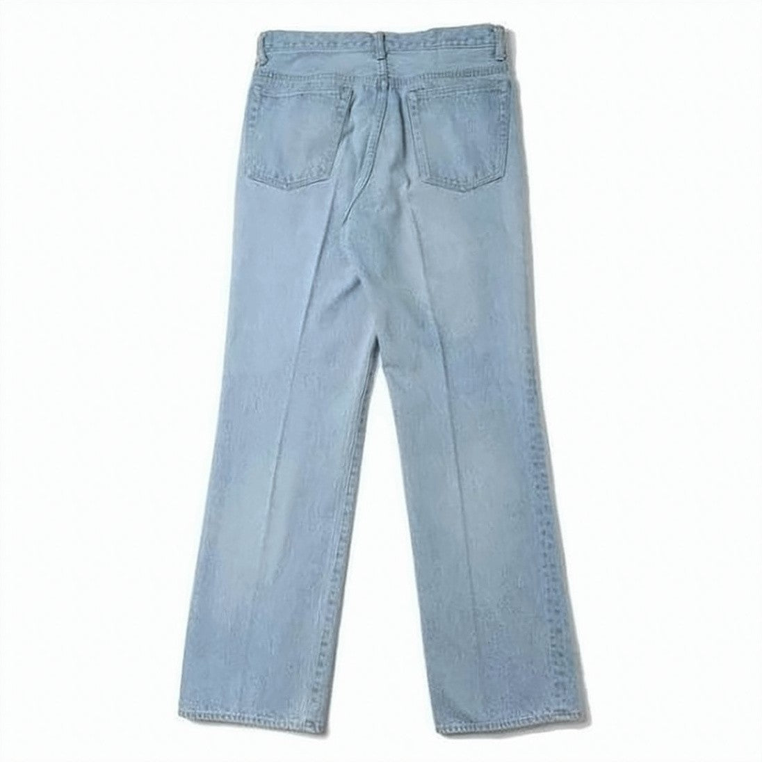 Kaptain Sunshine Light Blue Straight-Leg Denim Pants With Classic Five-Pocket Design