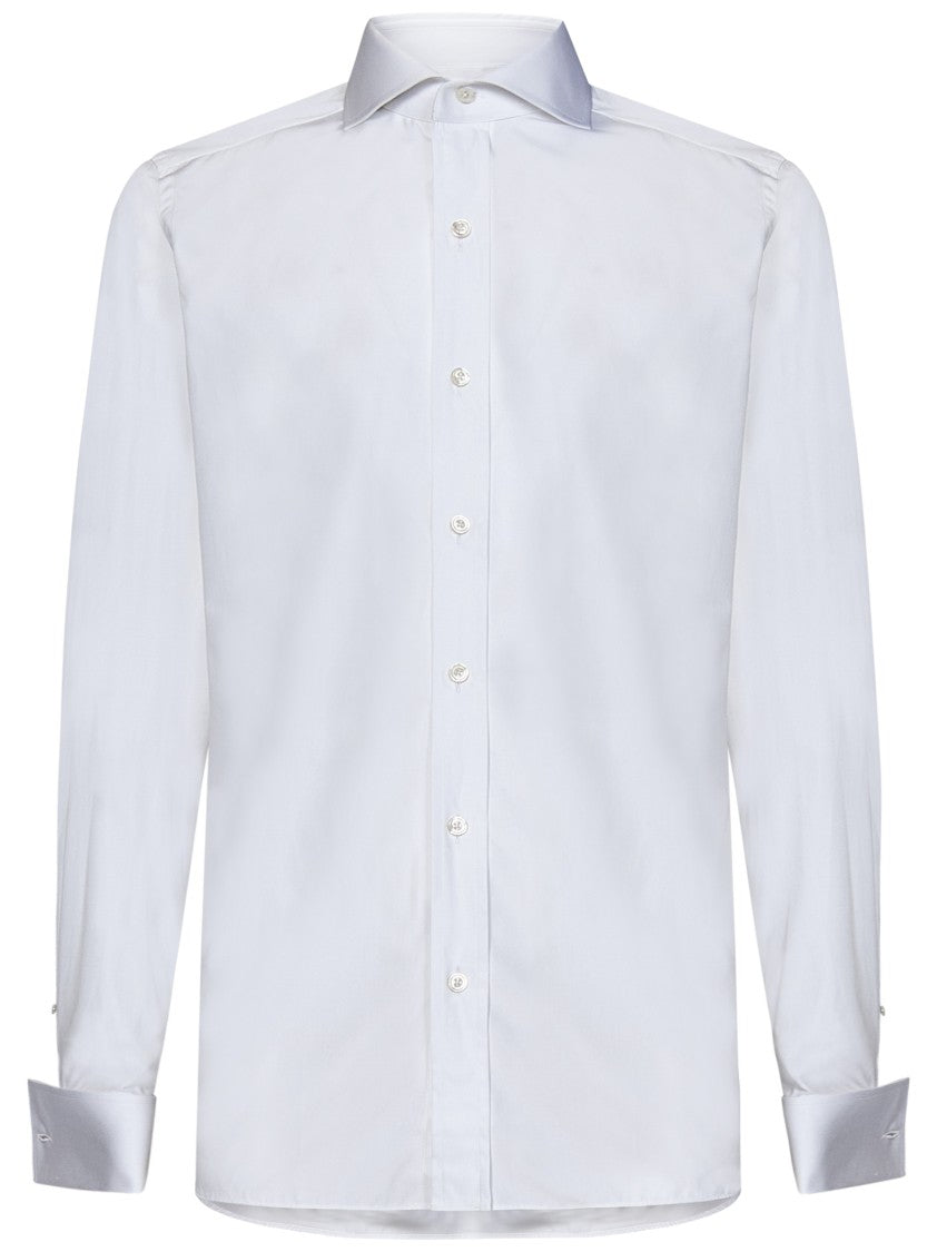 Tom Ford White Cotton Poplin Shirt