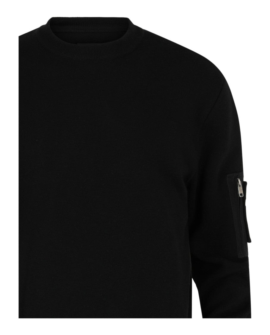 Givenchy Zip-Pocket Long Sleeve Sweater