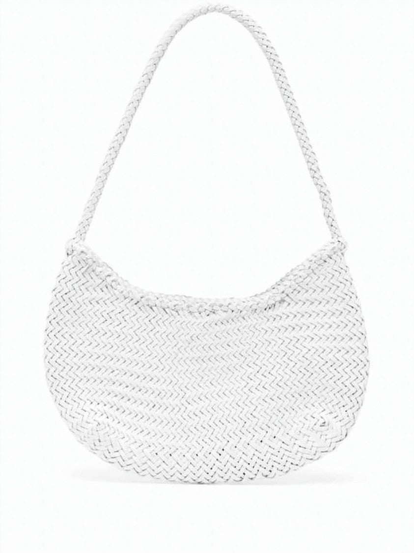 Dragon Diffusion Crescent-Shaped Calf Leather Shoulder Bag